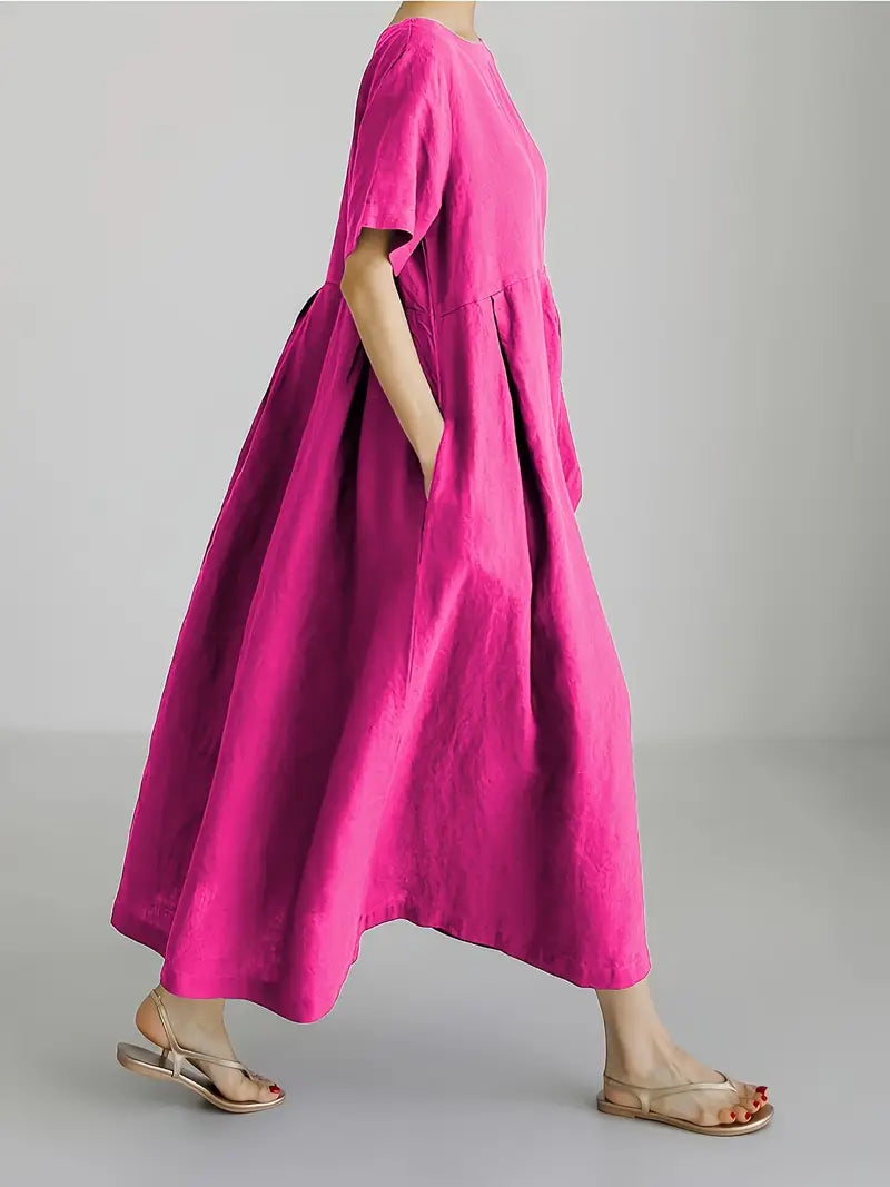 Summer Casual Loose Fit Maxi Dress