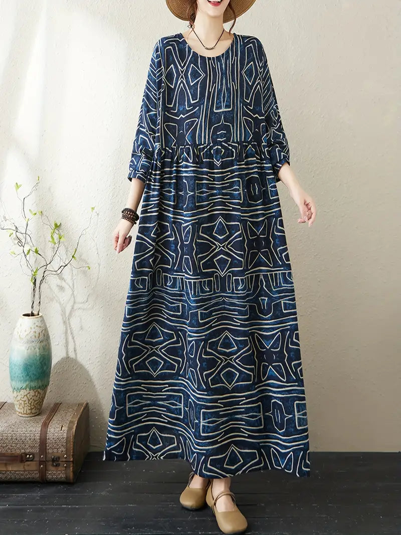 Women's Geometric Pattern Dress