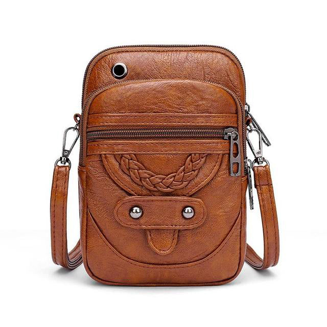 Melodie | Vintage Leather Shoulder Bag