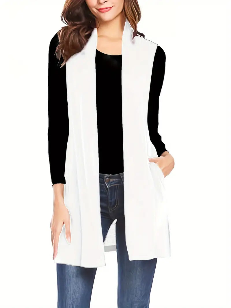 Riley – Open Front Long Vest