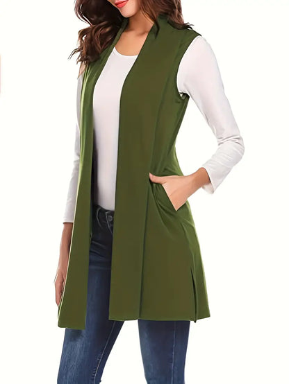 Riley – Open Front Long Vest