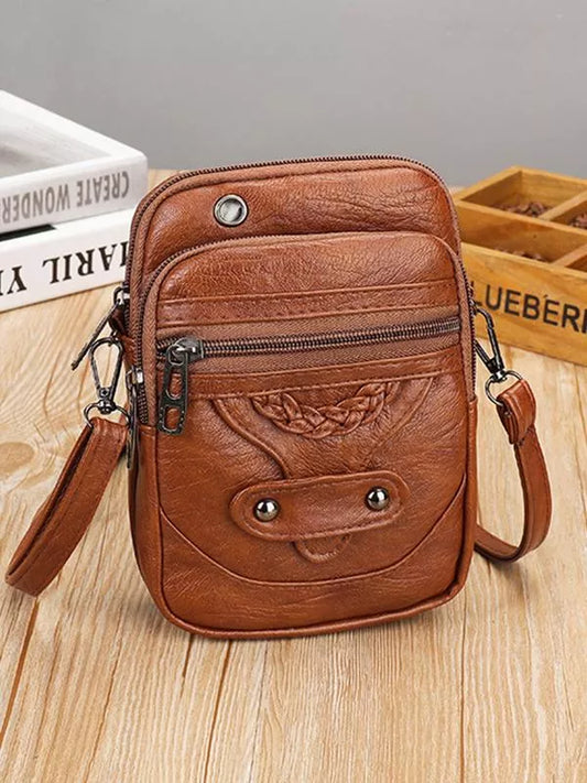 Melodie | Vintage Leather Shoulder Bag