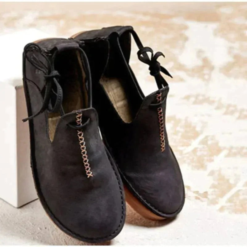 Alvina - Stylish Orthopedic Leather Shoes