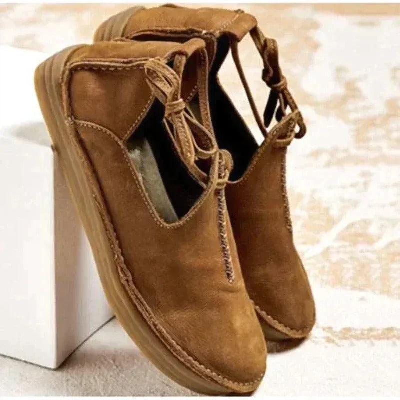 Alvina - Stylish Orthopedic Leather Shoes